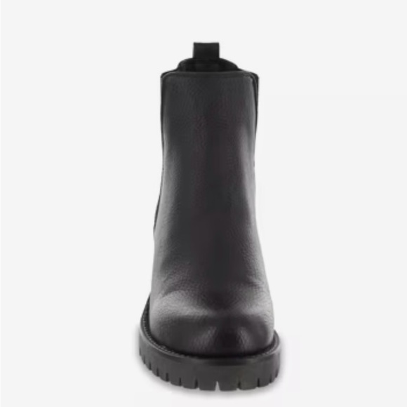 MIA Women Jody Chelsea Black Boots 7M Anatomic Contoured Footbed Block Heel Chic - Picture 5 of 16